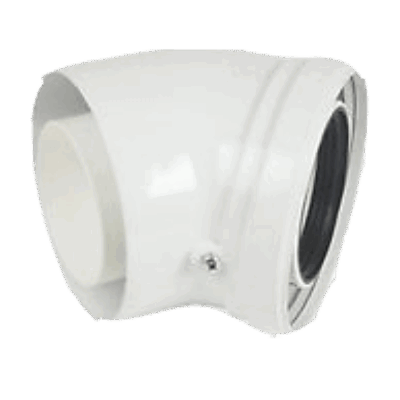 80/125mm 45 Degree Elbow Pack of 2