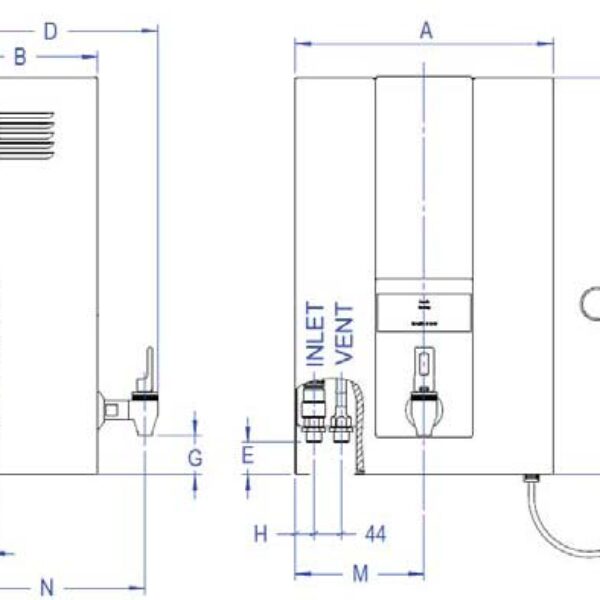 Rheem Lazer Commercial 40L 70240W