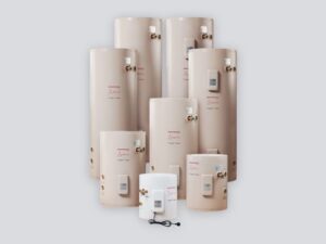Rinnai Enamel Mains Pressure Indoor/Outdoor Hot Water Cylinder 180L
