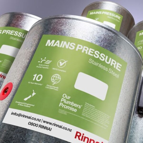 Rinnai Stainless Steel Mains Pressure Indoor Hot Water Cylinder 135L Standard MRT