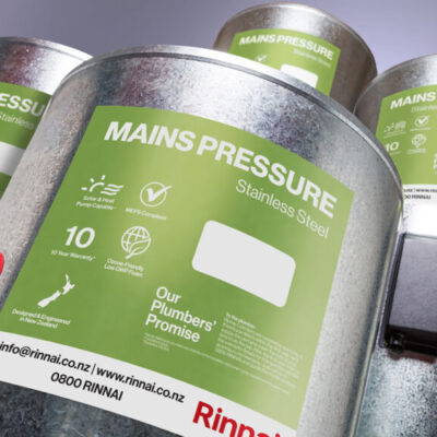 Rinnai Mains Pressure Indoor Stainless Steel Hot Water Cylinder 300L